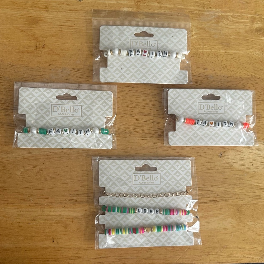 Multicolor Beaded Bracelets Set or Anklets    Don’t miss out on this deal !